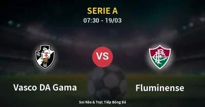 Vasco DA Gama vs Fluminense 19/03