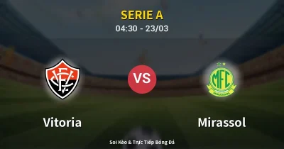 Vitoria vs Mirassol 23/03
