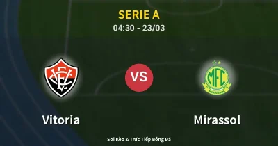 Vitoria vs Mirassol 23/03