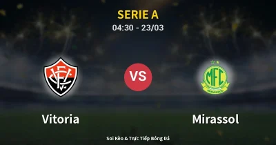 Vitoria vs Mirassol 23/03