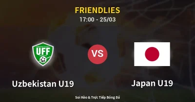 Uzbekistan U19 vs Japan U19 25/03