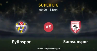 Eyüpspor vs Samsunspor 14/04